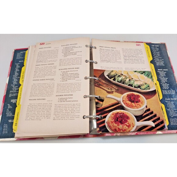 VTG 1974 Better Homes And Gardens New Cookbook 5-Ring Binder-7th Printing - Picture 10 of 12
